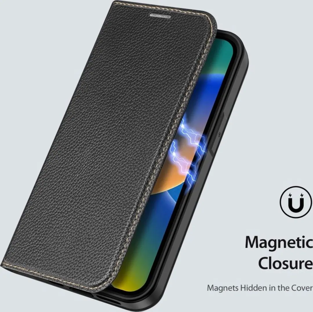 Dux Ducis Hoes iPhone 14 Book Case - Magnetisch - Zwart