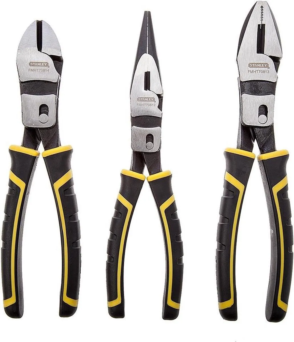 Stanley FatMax FMHT0-72415 Krachttangenset - 3-delig - Grijs/Geel