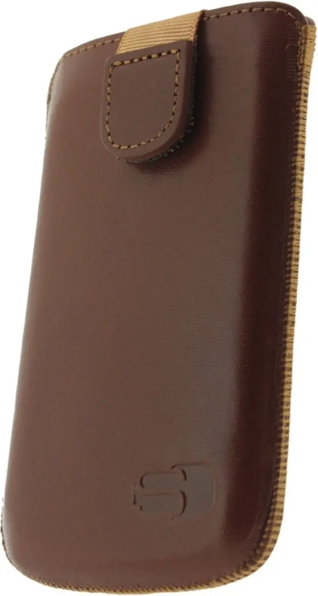 Senza Slide Serie Echt Leer Insteekhoes SEN-LSCC-SIS - Cognac