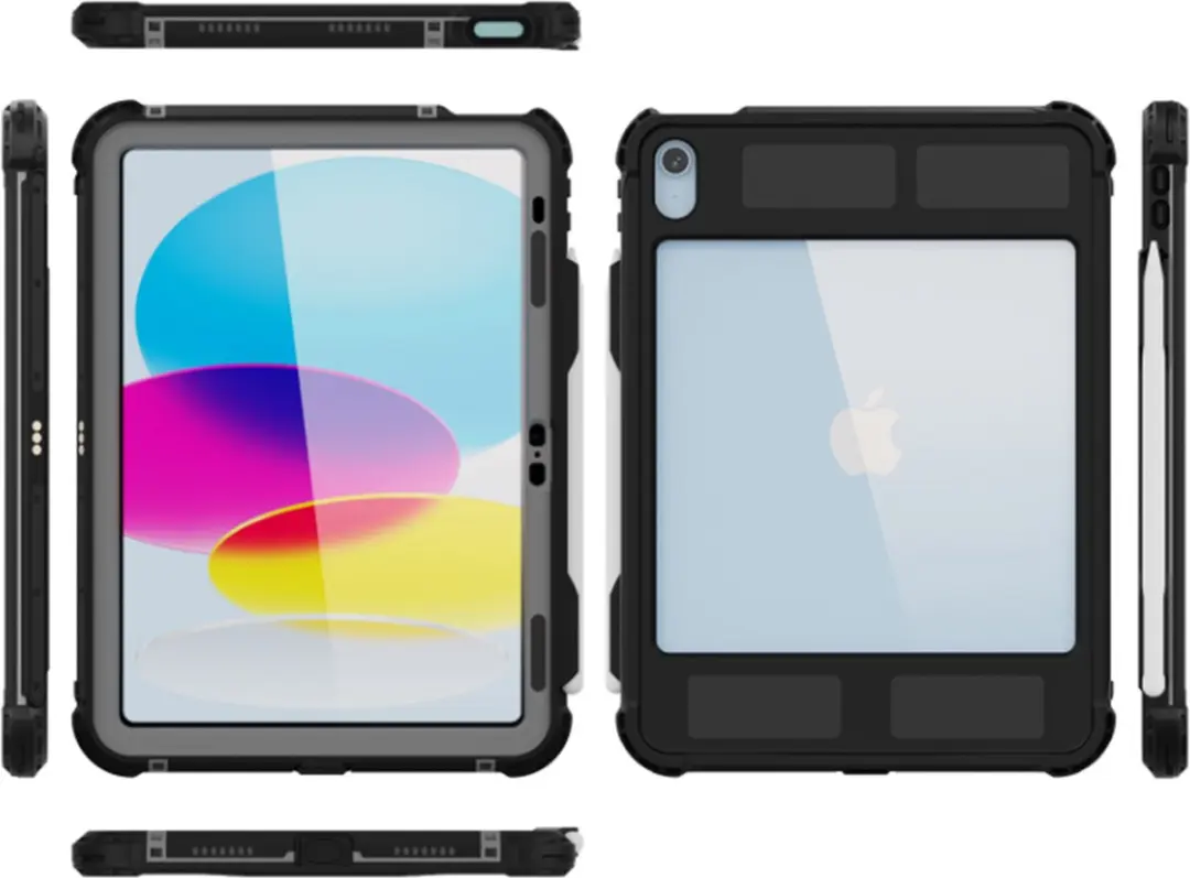 Redpepper Waterproof Backcase SH00054758 - Apple iPad 11/10 11 inch - Zwart