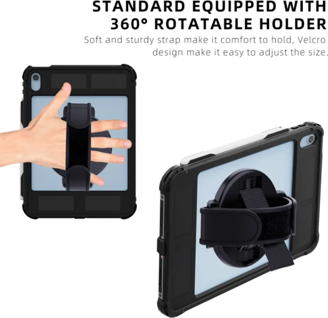 Redpepper Waterproof Backcase SH00054758 - Apple iPad 11/10 11 inch - Zwart