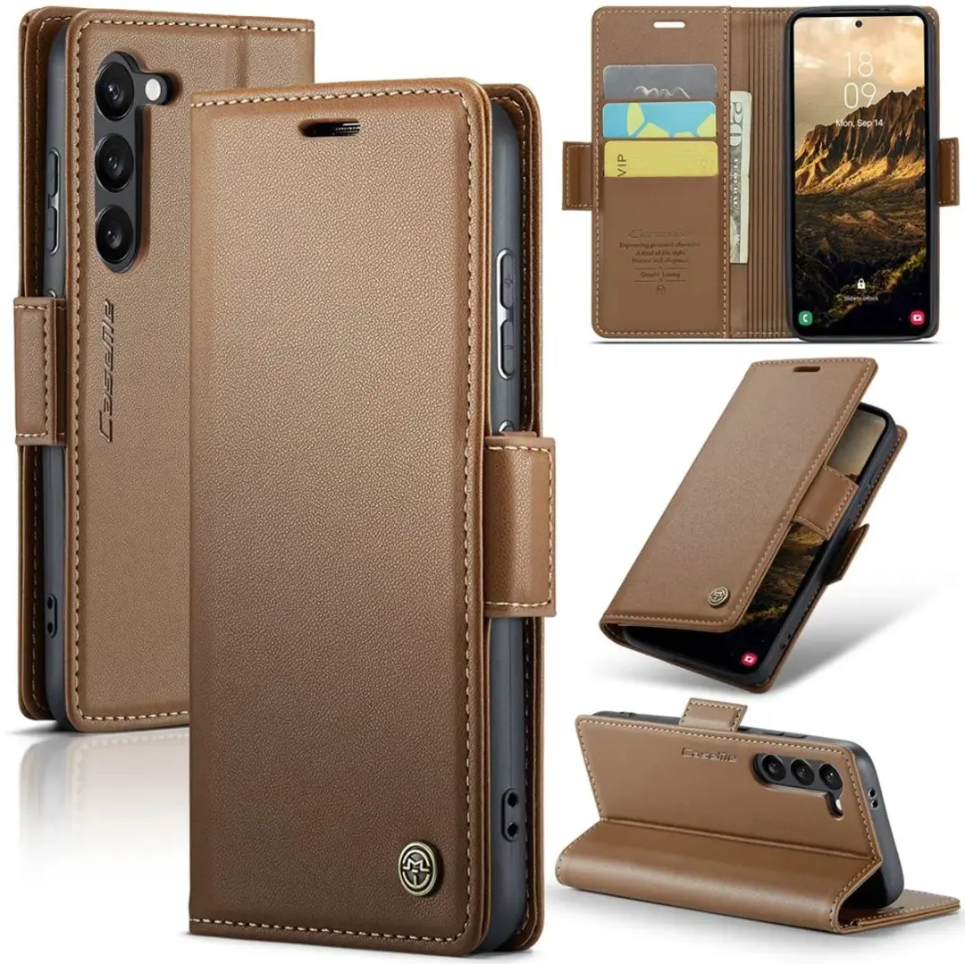 Caseme Litchi Texture Book Wallet Hoesje