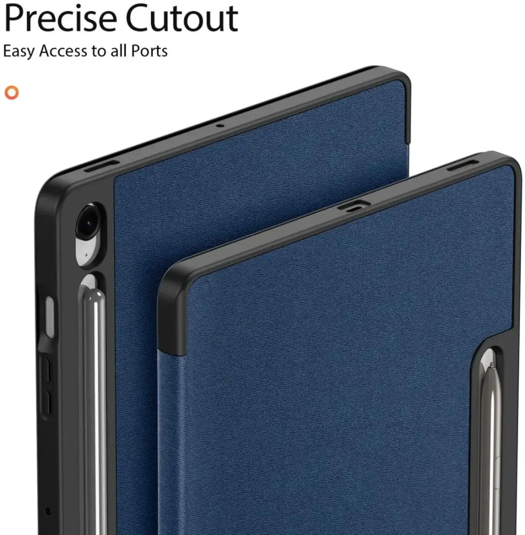 Dux Ducis Tablethoes Samsung Galaxy Tab S10 FE Plus - Blauw - afbeelding 6 van 6