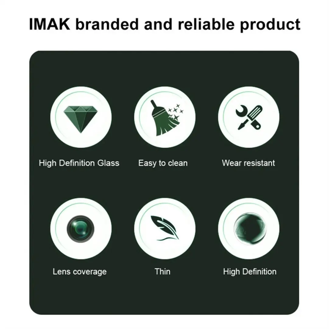 Imak 9H Camera Lens Protector - Xiaomi Poco F7 Pro/F7 Ultra - 2 Stuks - afbeelding 6 van 6