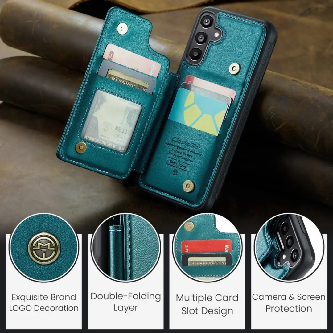 Caseme C22 Hoesje Samsung Galaxy A16 - Groen - afbeelding 6 van 6