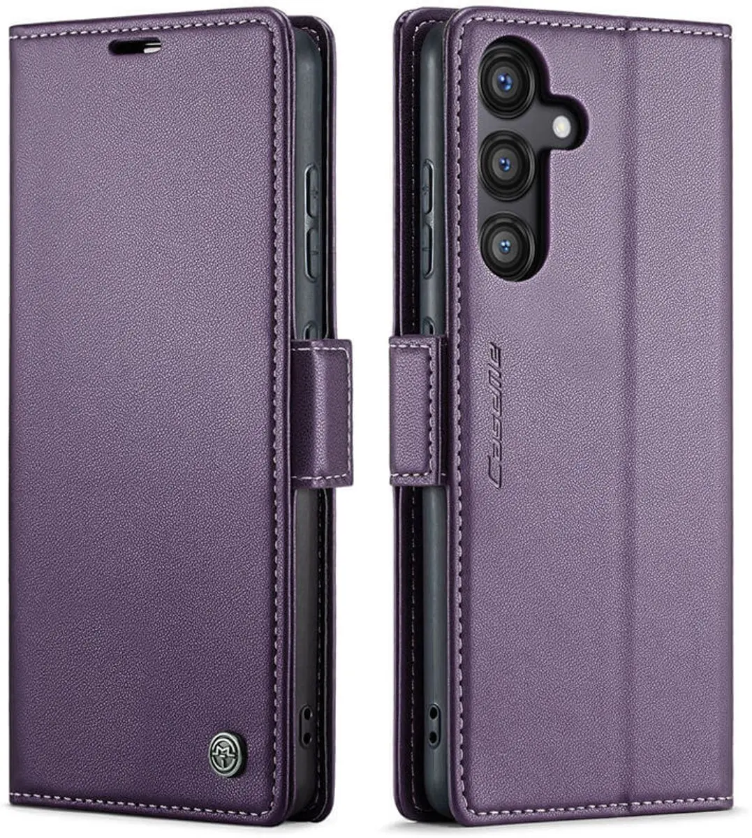 Caseme Wallet Case Samsung Galaxy S24 FE - Paars