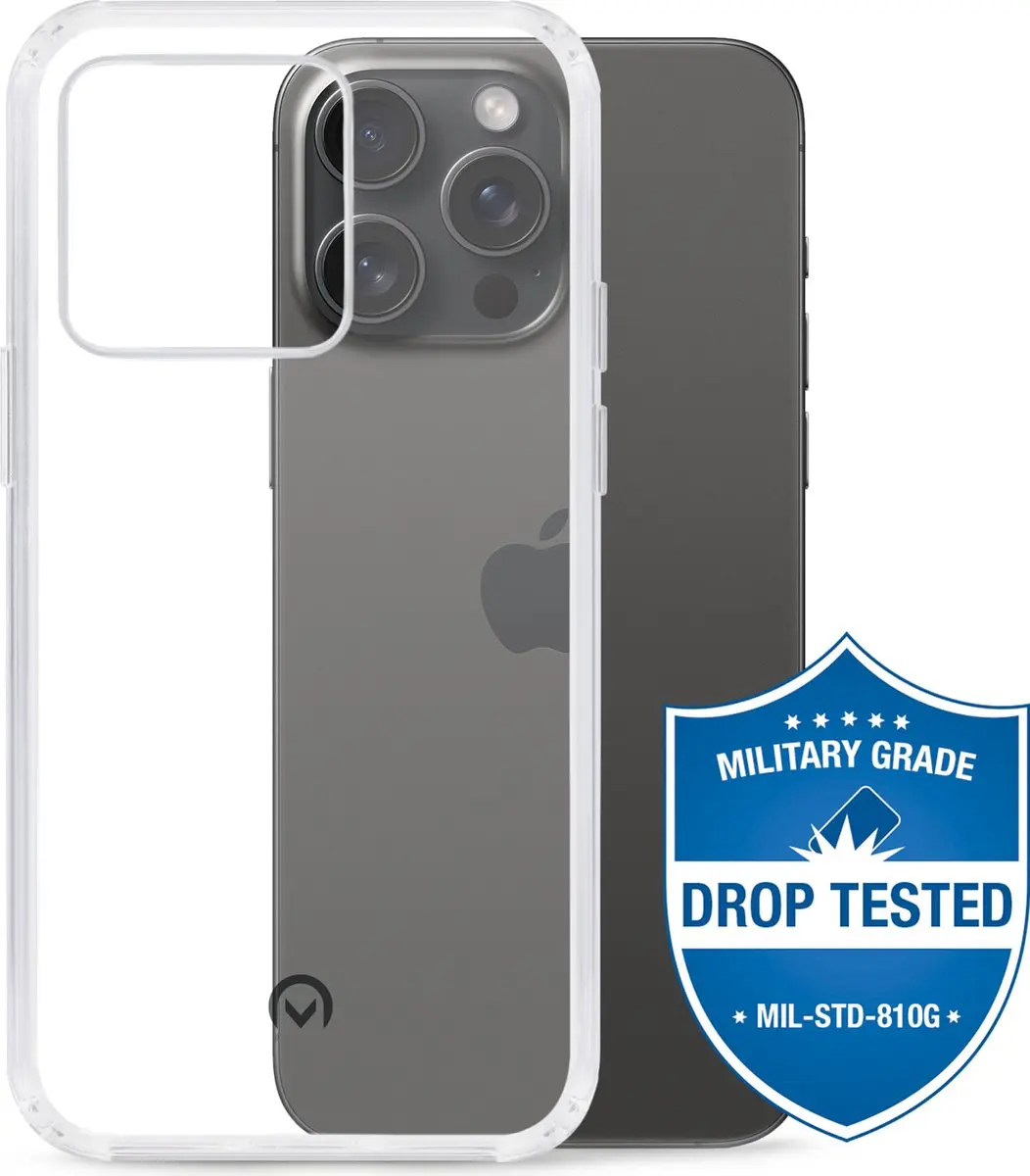Mobilize Naked Protection MOB-NPCC-IPH15ULTRA iPhone 15 Pro Max Hoesje - Transparant