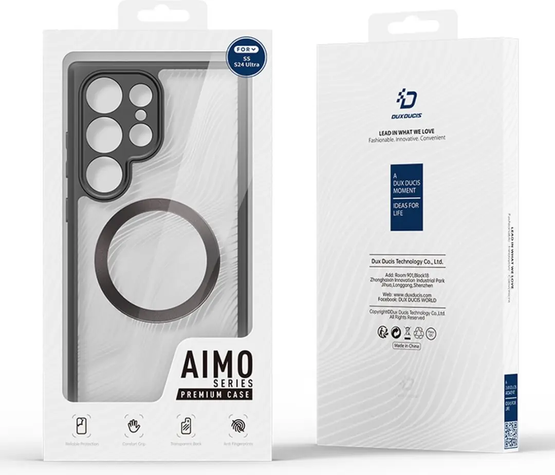 Dux Ducis Aimo Mag Series Hoesje Samsung Galaxy S25 Ultra - Zwart