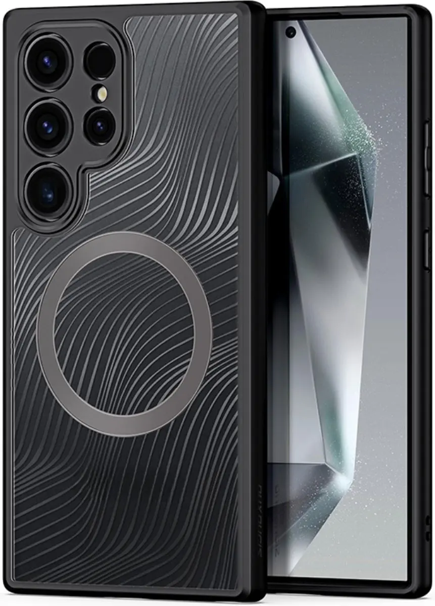 Dux Ducis Aimo Mag Series Hoesje Samsung Galaxy S25 Ultra - Zwart