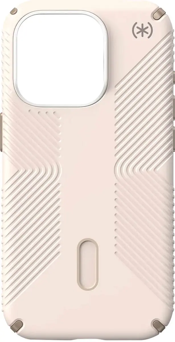 Speck Presidio2 Grip MagSafe Hoesje iPhone 15 Pro - Beige