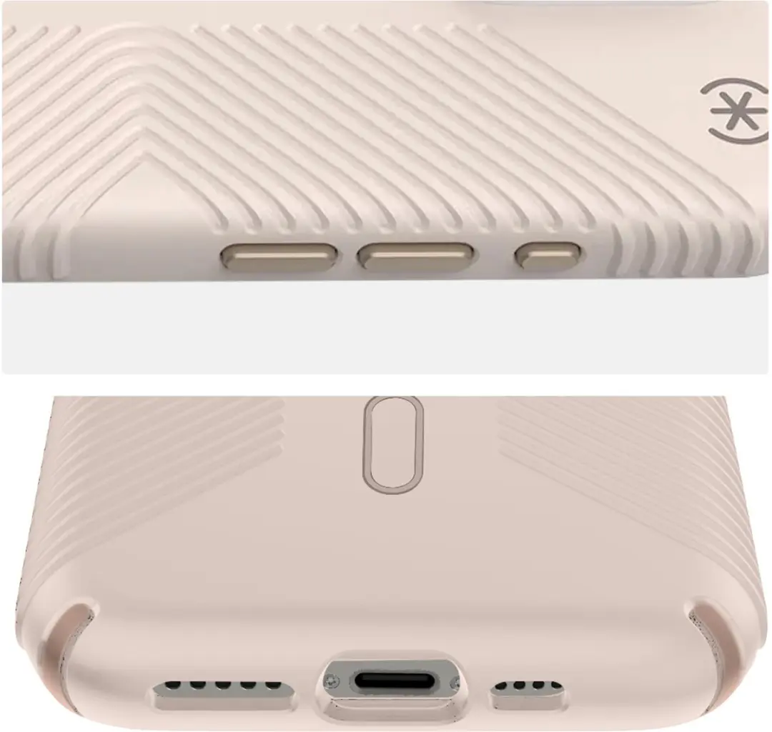 Speck Presidio2 Grip MagSafe Hoesje iPhone 15 Pro - Beige