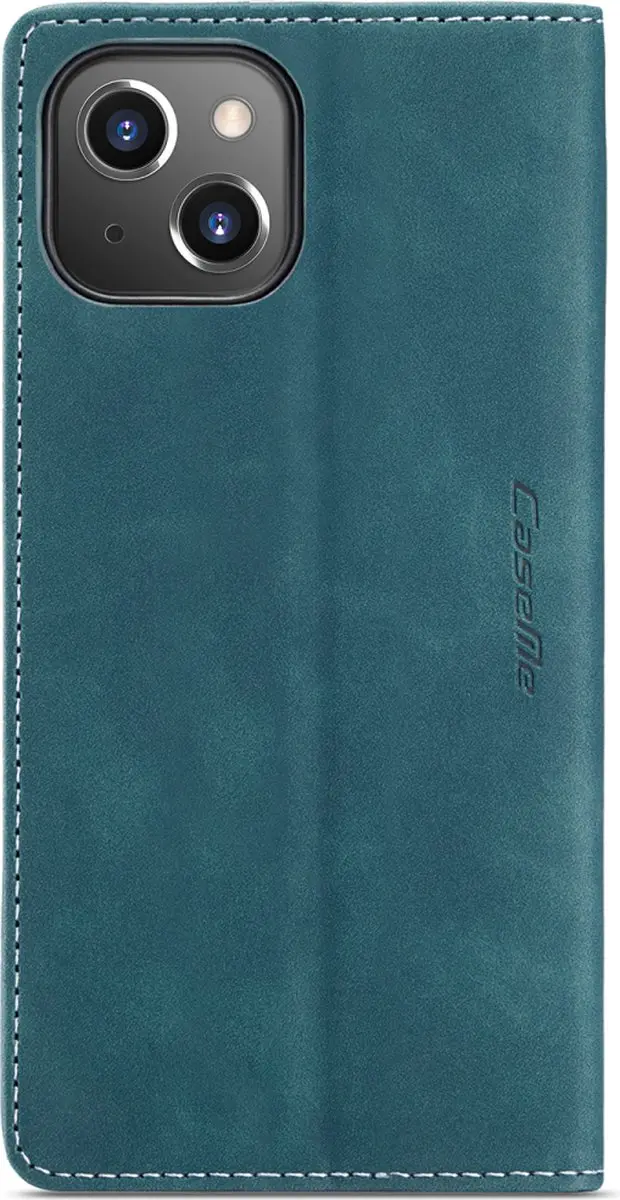 Caseme Retro Wallet Case CSM-39244 - iPhone 15 Plus - Blauw