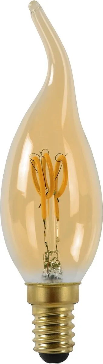 Lucide CT35 LED Filamentlamp E14 3W 2200K - Amber - afbeelding 6 van 6