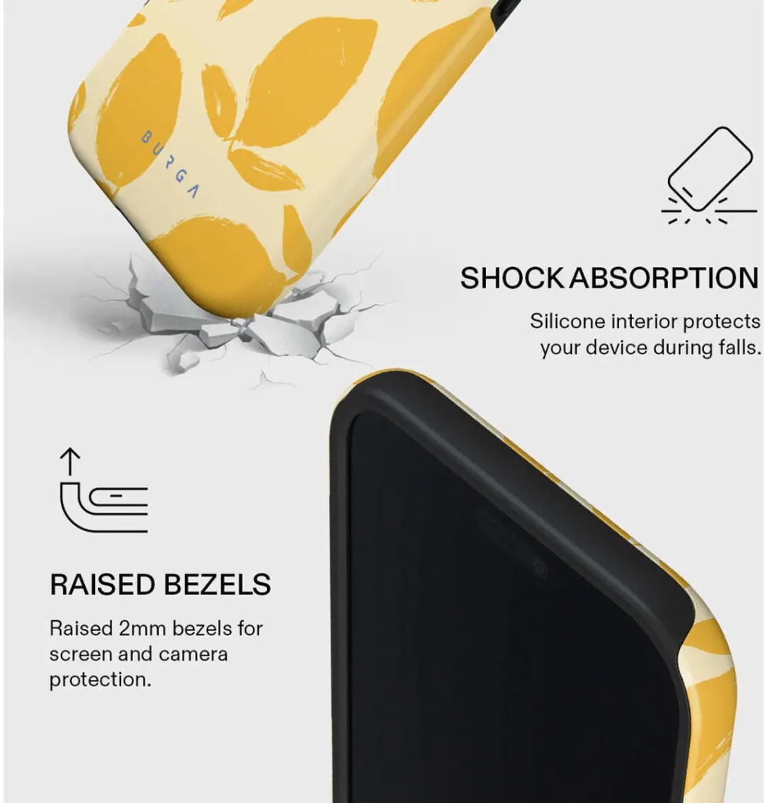 Burga Tough MagSafe Hoesje - Apple iPhone Air - Lemon Tart - afbeelding 6 van 6
