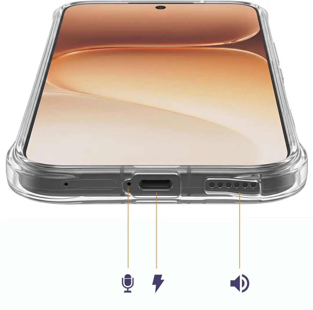 Imak Hoesje Honor 600 Schokbestendig Transparant - BACK-IMAK-CL-H600R