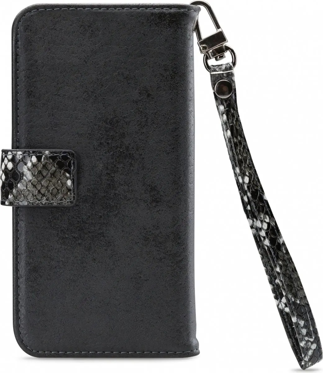 Mobilize Gelly Wallet Zipper iPhone 13 Pro Max - Zwart