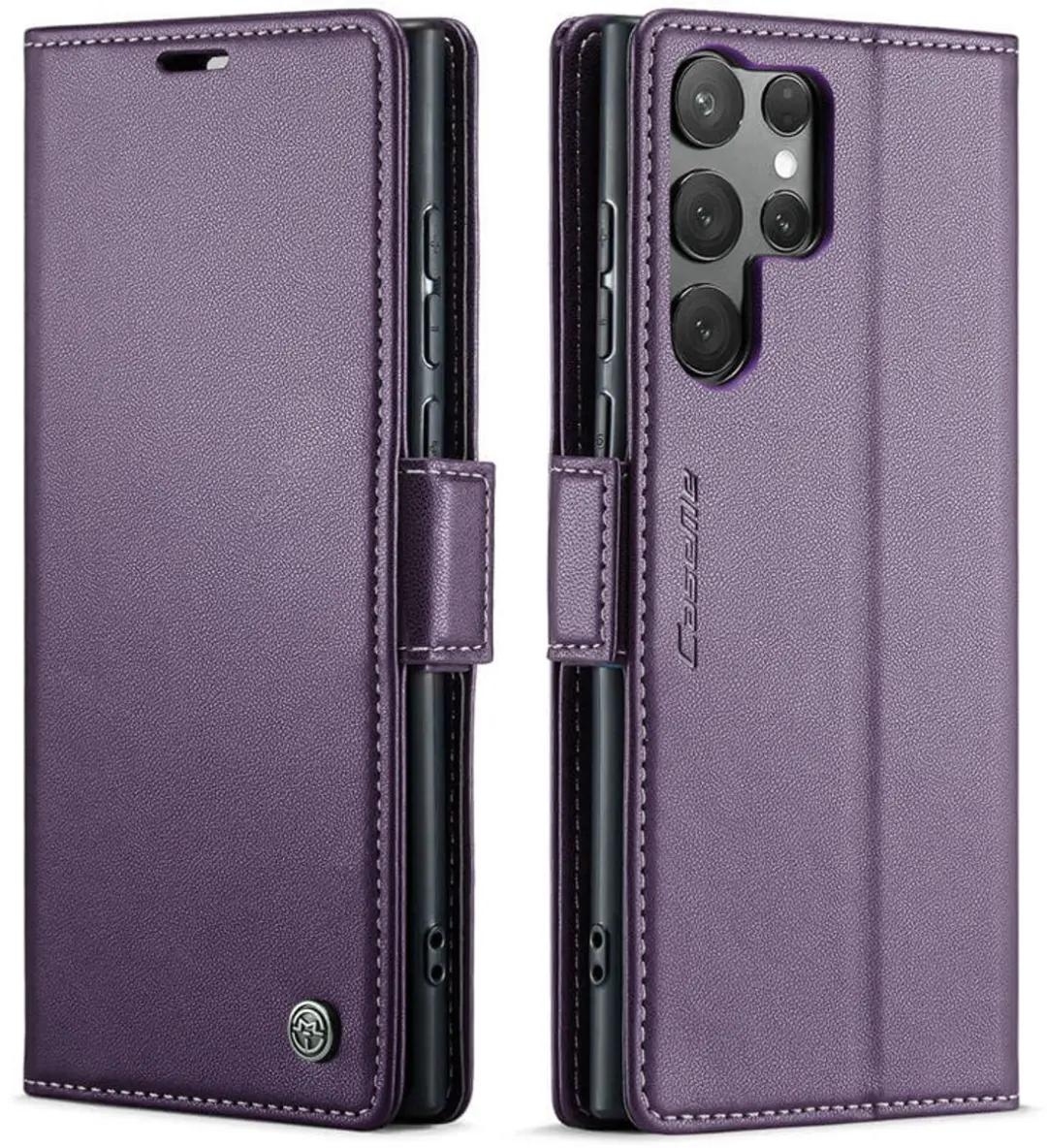 Caseme Wallet Case voor Samsung Galaxy S25 Ultra - Paars