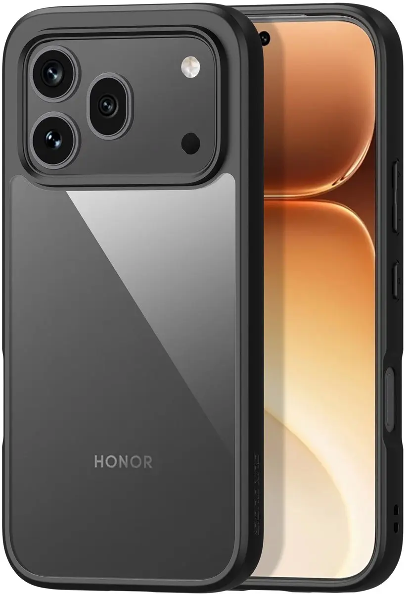 Dux Ducis Hoesje Honor 600/600 Pro Aimo Valbescherming 1.2m - Zwart/Transparant - afbeelding 5 van 5