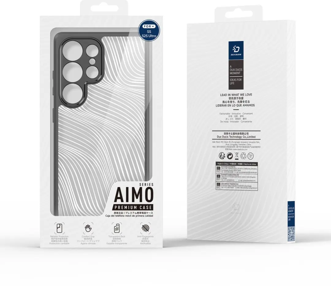 Dux Ducis Aimo Back Cover Zwart - Samsung Galaxy S25 Ultra