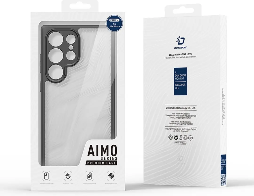 Dux Ducis Aimo Back Cover Zwart - Samsung Galaxy S25 Ultra