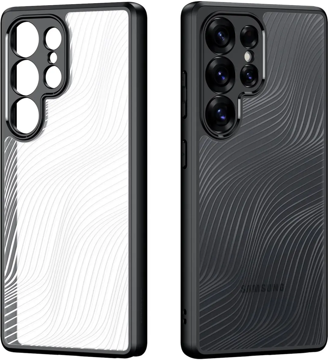 Dux Ducis Aimo Back Cover Zwart - Samsung Galaxy S25 Ultra - afbeelding 6 van 6