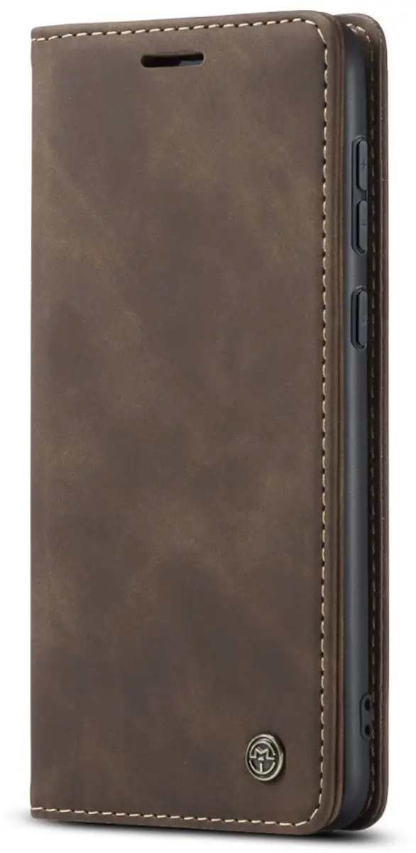 Caseme 013 Book Case Hoesje Samsung Galaxy A36 - Donkerbruin
