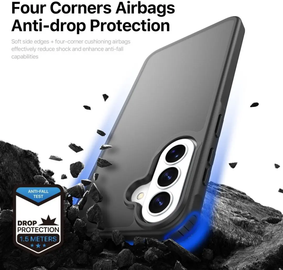 Dux Ducis Yind Hoesje Samsung Galaxy A36/A37/A56 - Matte Zwart