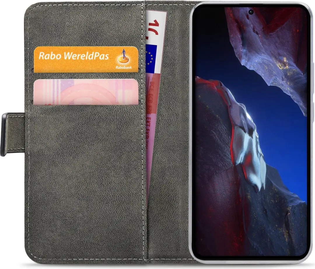 Mobilize Classic Gelly Wallet Bookcase POCO F5 Pro - Zwart