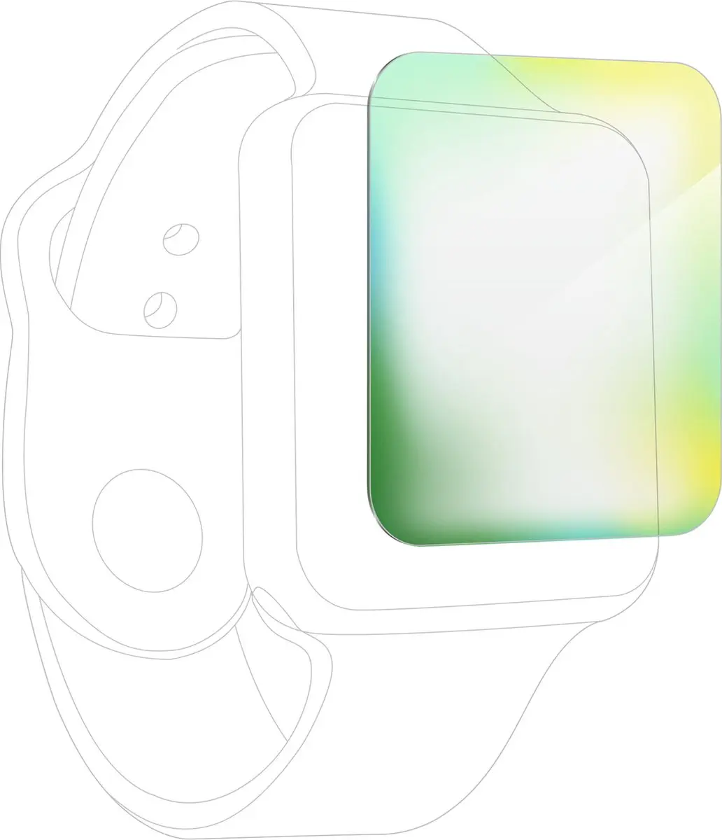 ZAGG InvisibleShield Ultra Eco Screenprotector Apple Watch 45mm - Transparant