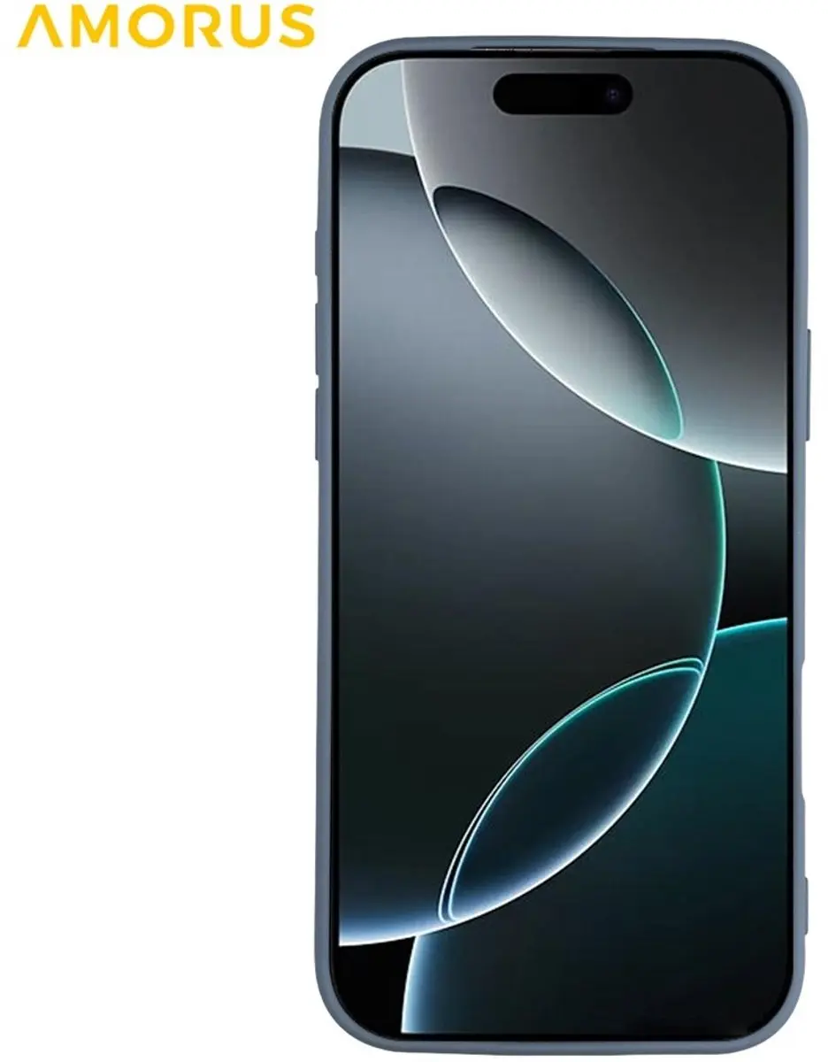 Amorus iPhone 17 Pro Hoesje Slate Grey