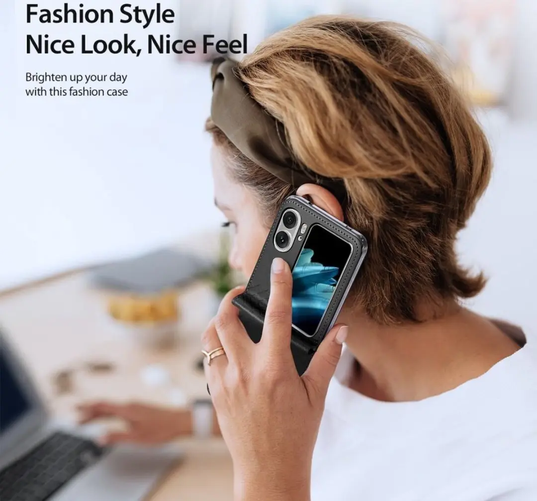 Dux Ducis Oppo Find N2 Flip Hoesje - Zwart