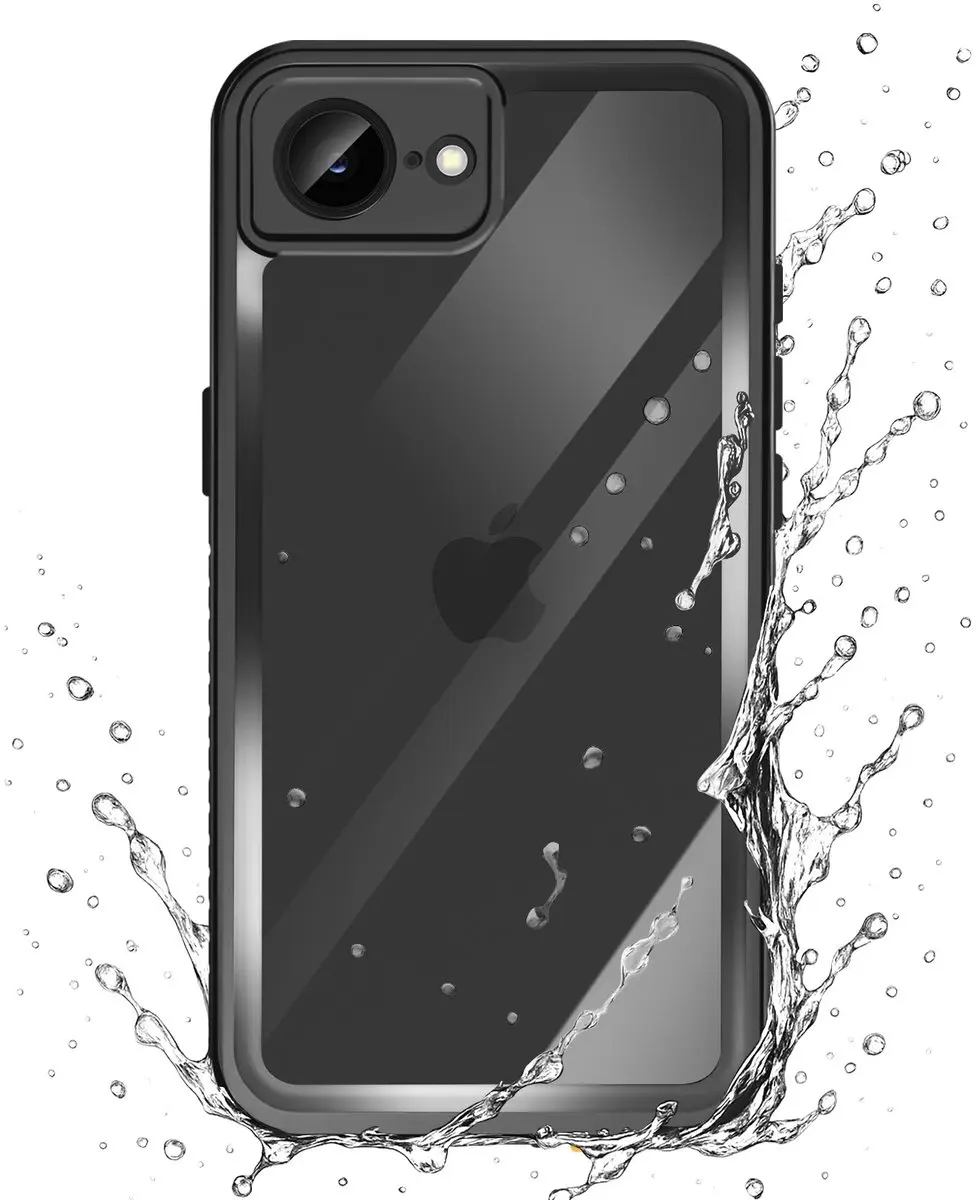 Redpepper BACK-215297 Integrale Hoes iPhone 16e - Zwart