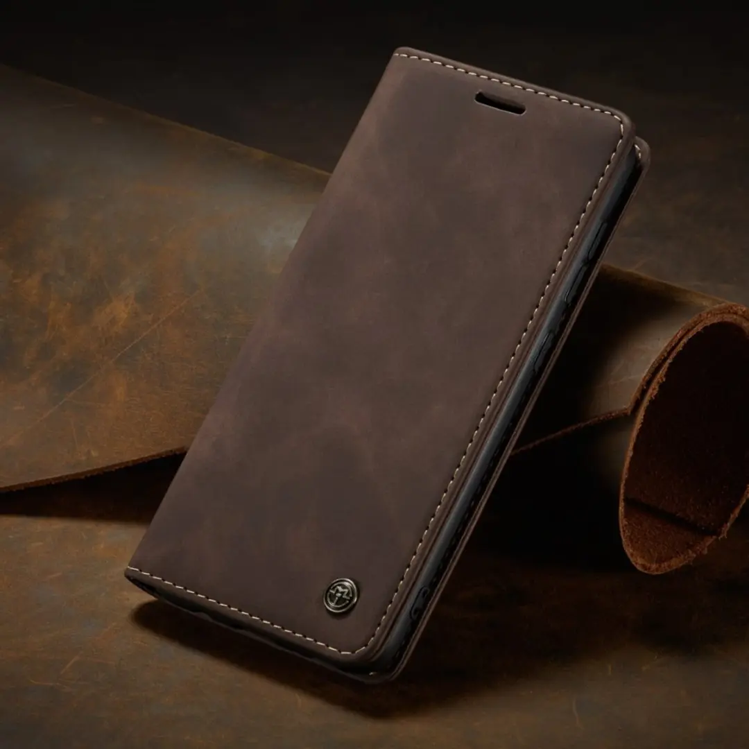 Caseme Book Case Donkerbruin - Samsung Galaxy S21 Ultra
