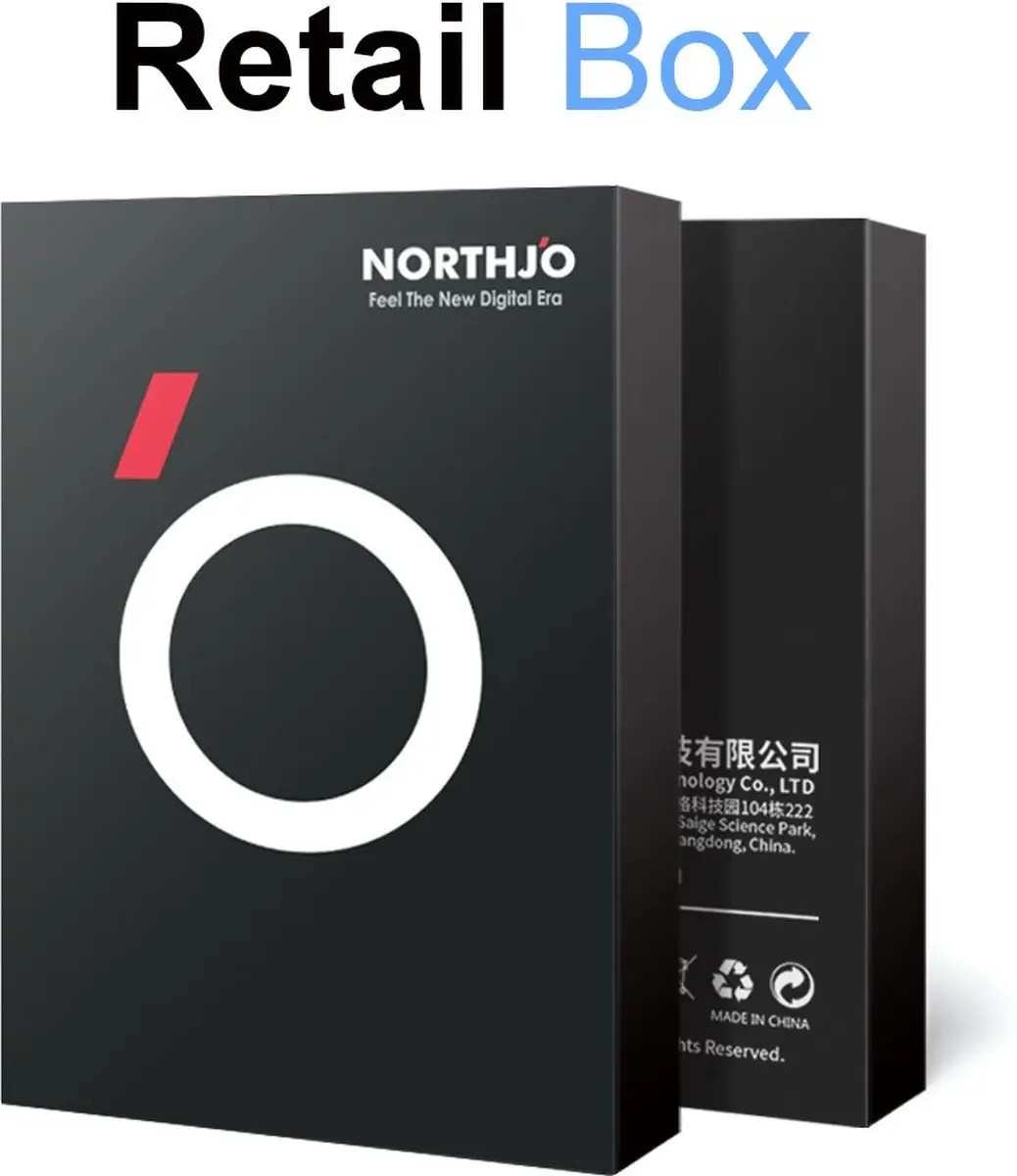 NORTHJO 9H Camera Lens Protector iPhone 16 Pro/Pro Max - Transparant