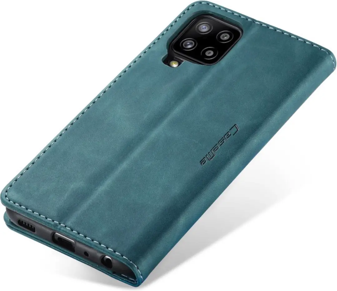 Caseme 013 Book Case Hoesje - Samsung Galaxy A12 - Blauw