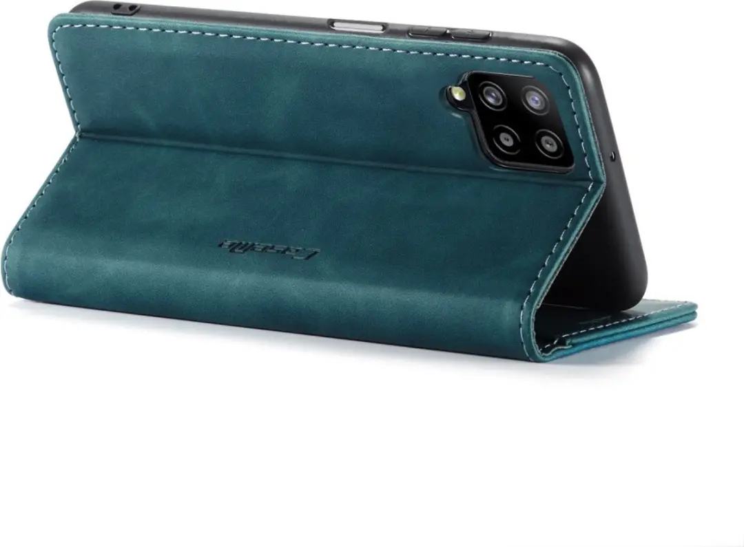 Caseme 013 Book Case Hoesje - Samsung Galaxy A12 - Blauw