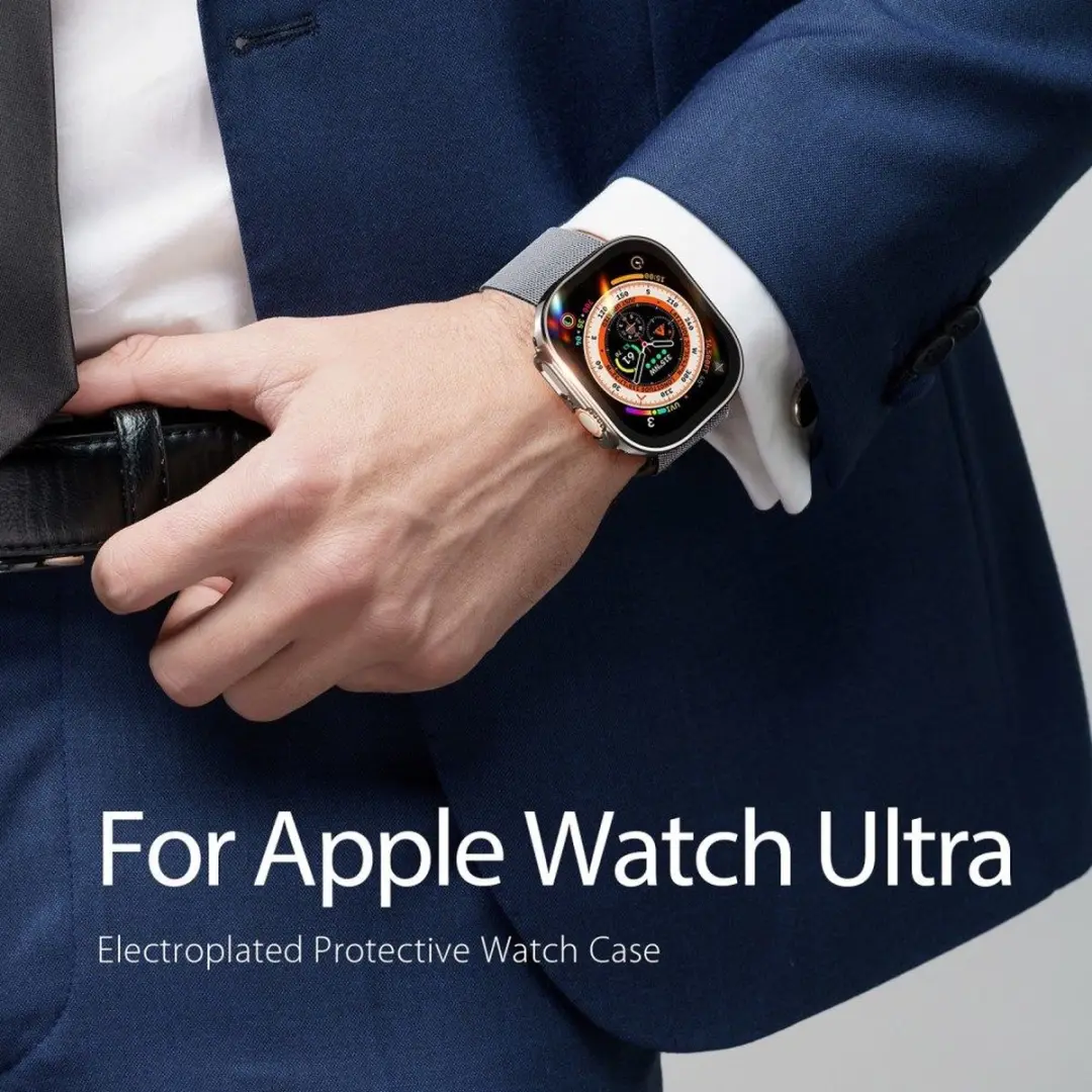 Dux Ducis Hamo Hoesje Apple Watch Ultra 2 - 49mm - Zwart