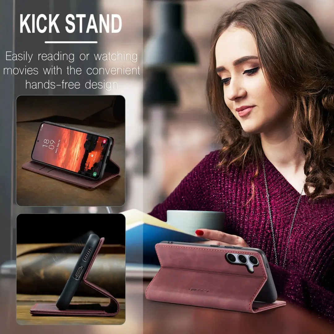 Caseme 013 Book Case Samsung Galaxy S25 FE - Bordeaux