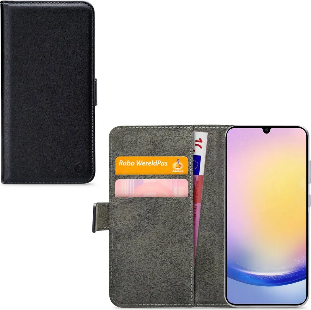 Mobilize Classic Gelly Wallet Bookcase Samsung Galaxy A25 - Zwart