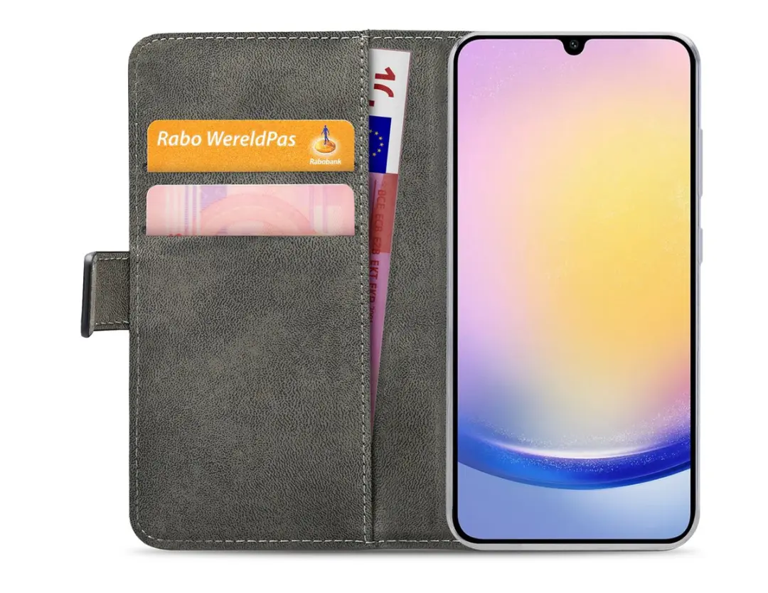 Mobilize Classic Gelly Wallet Bookcase Samsung Galaxy A25 - Zwart