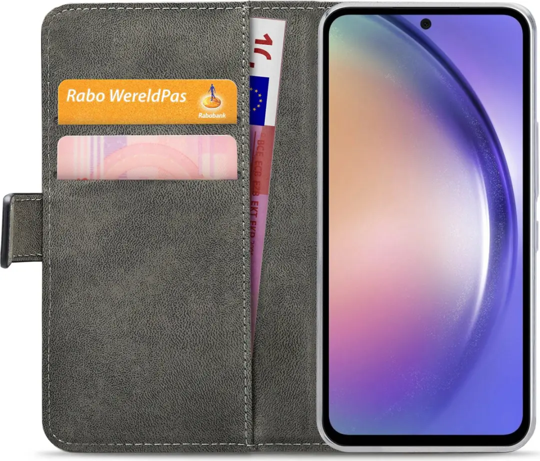 Mobilize Classic Gelly Wallet Bookcase Samsung Galaxy A54 - Zwart