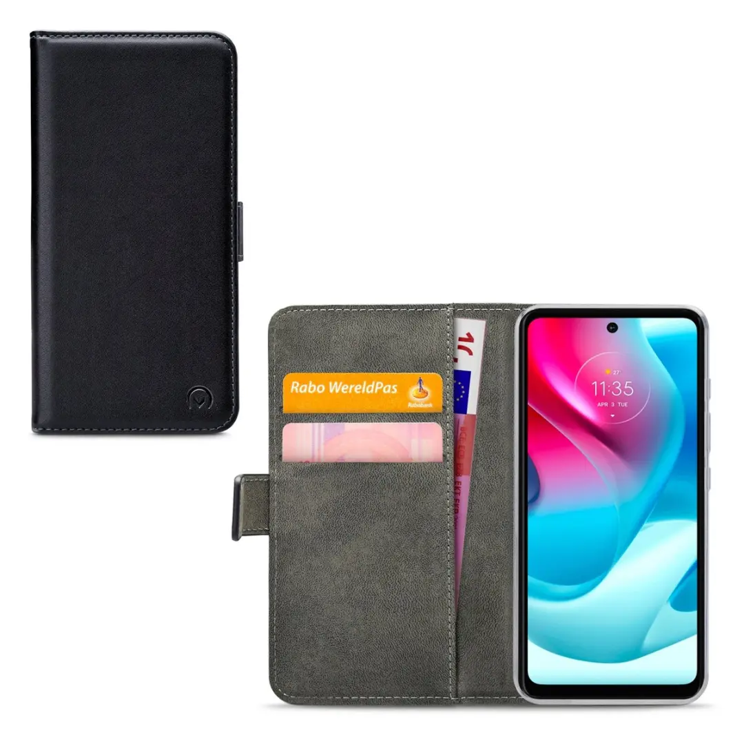 Mobilize Classic Gelly Wallet Bookcase Motorola Moto G60 - Zwart