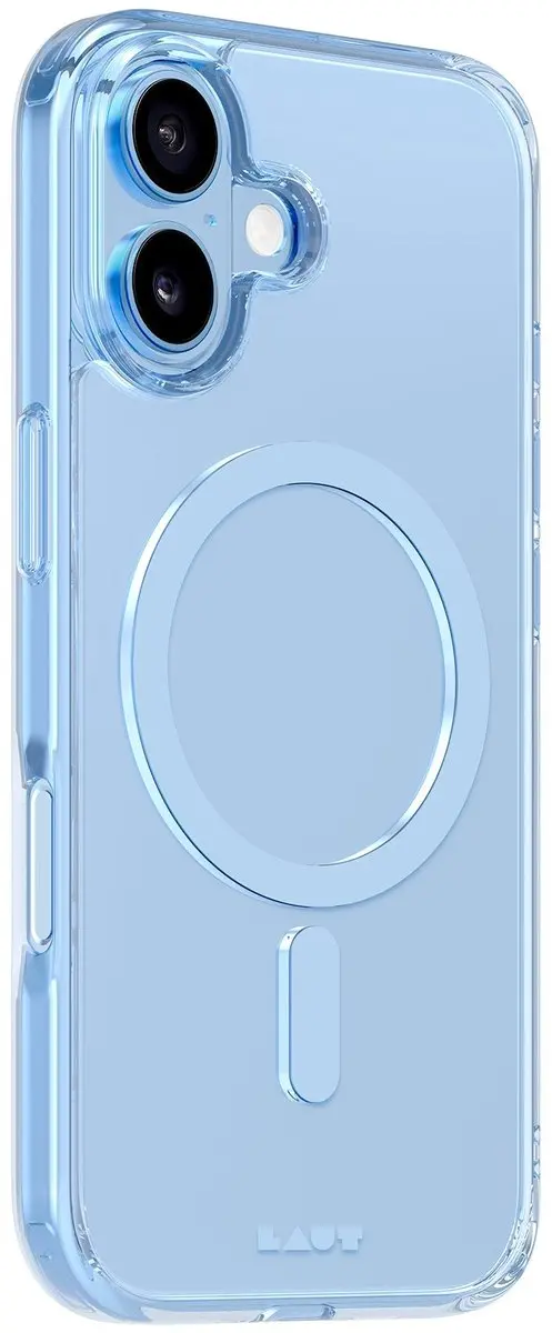Laut Crystal Fluro iPhone 17 Hoesje - Light Blue