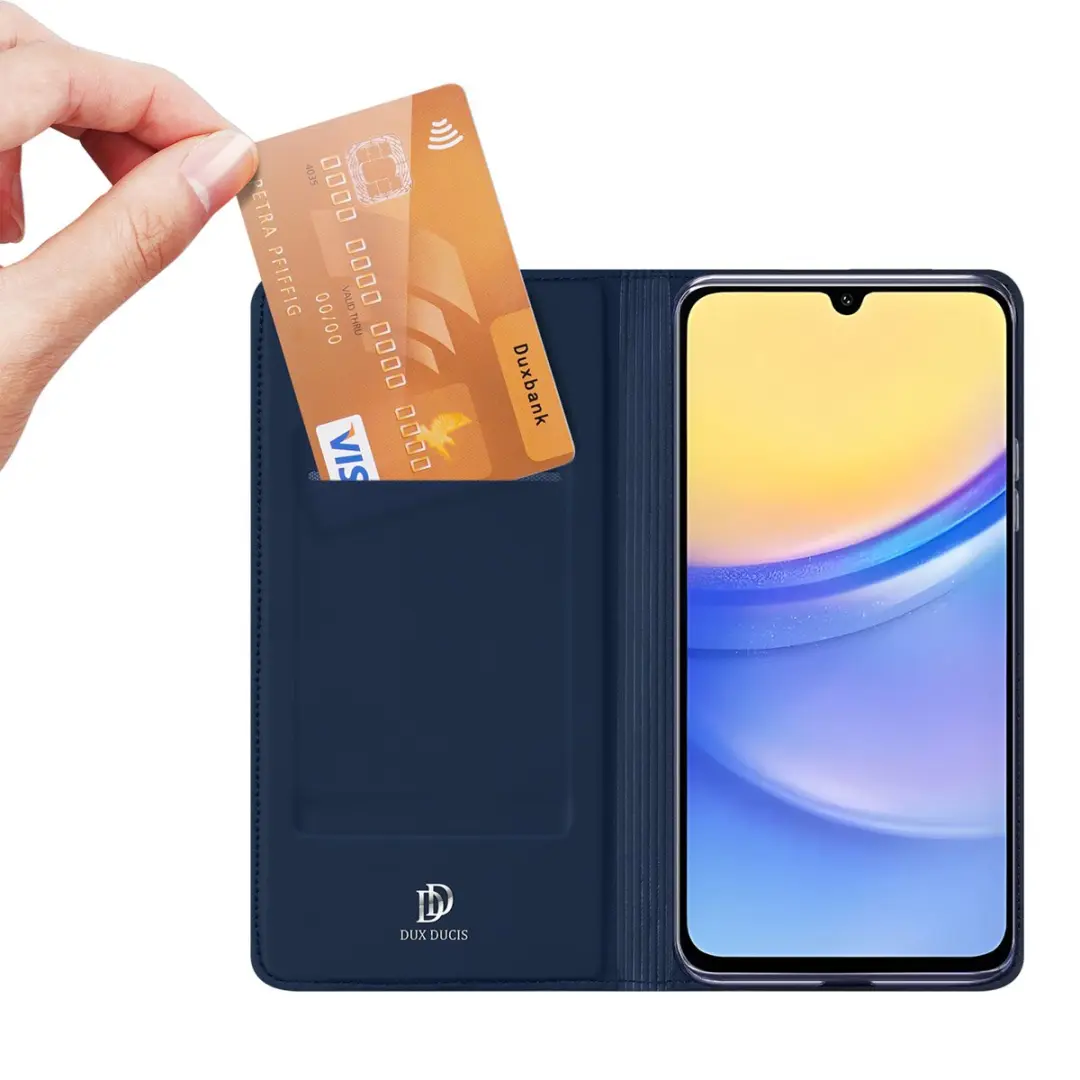 Dux Ducis Telefoonhoesje Book Case Samsung Galaxy A16 5G - Donker Blauw - SH00079721