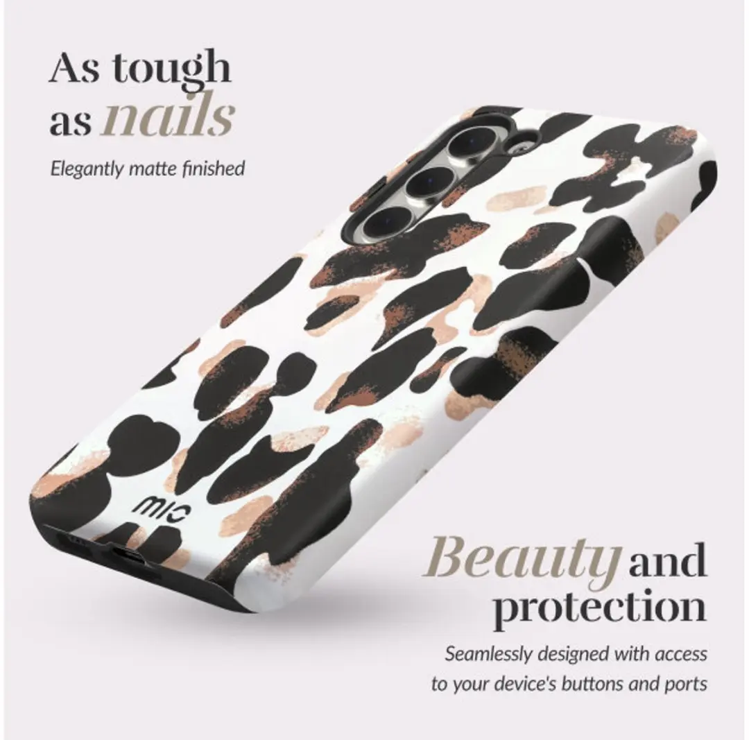 Mobilize Mio S26 MagSafe Hoesje - Leopard - Zwart/Wit