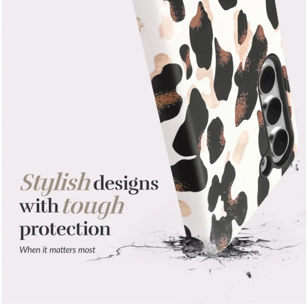 Mobilize Mio S26 MagSafe Hoesje - Leopard - Zwart/Wit