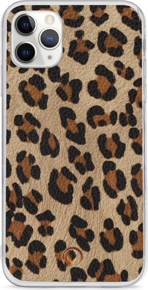 Mobilize iPhone 11 Pro Hoesje - Luipaard Groen - 3 Pasjes