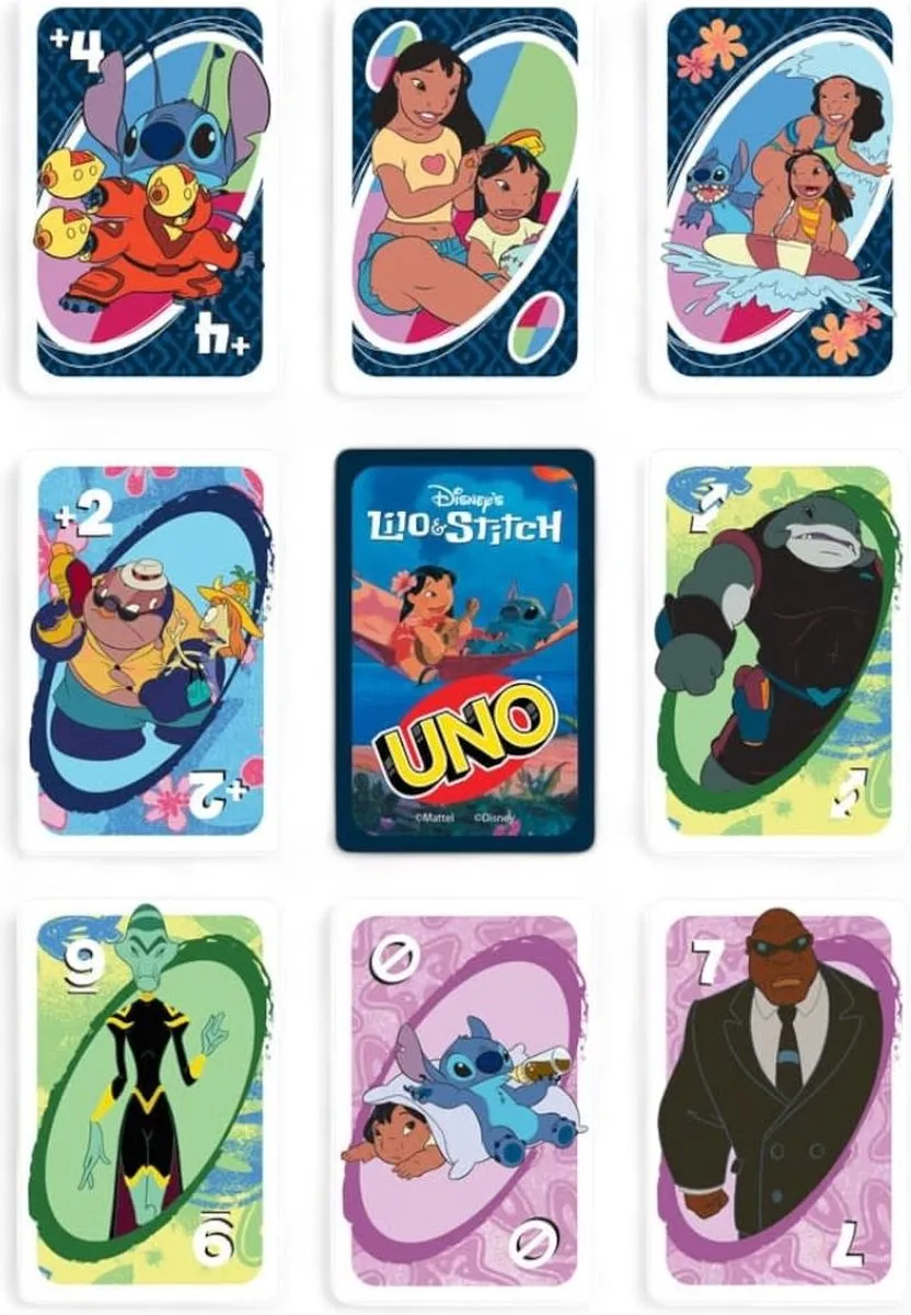 Mattel Games UNO Lilo & Stitch Kaartspel - 2 Spelers
