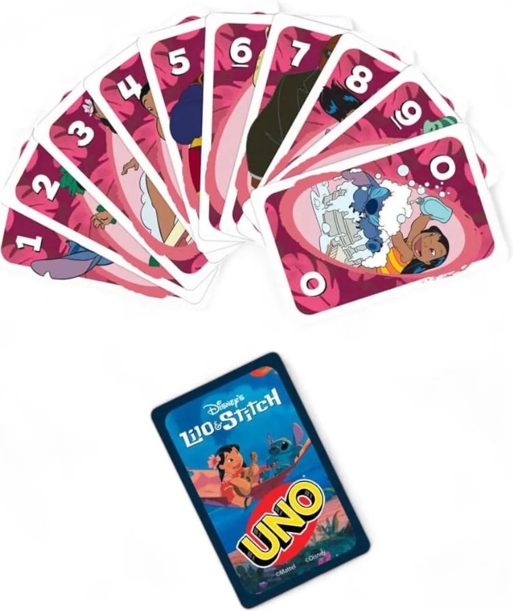 Mattel Games UNO Lilo & Stitch Kaartspel - 2 Spelers