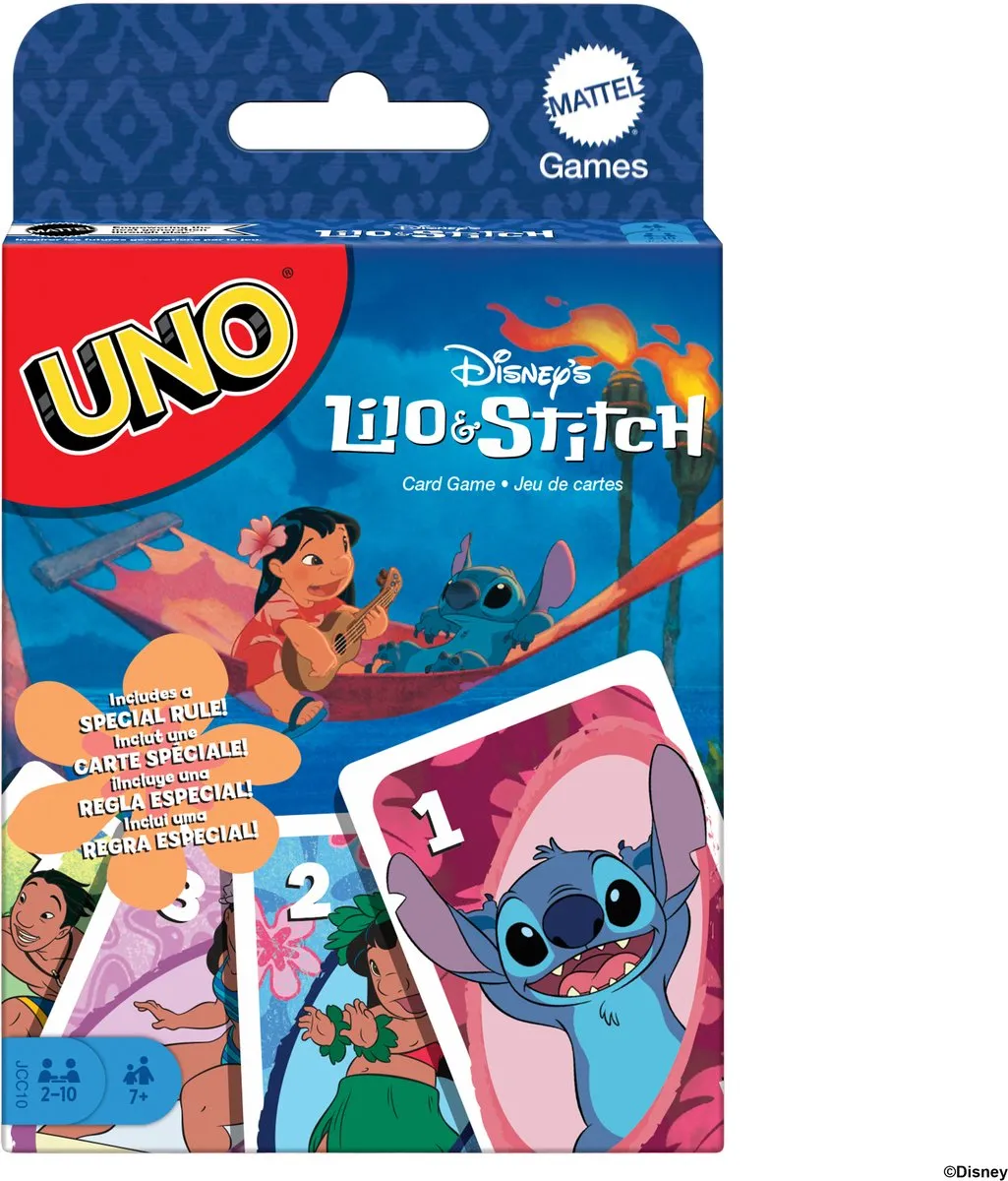 Mattel Games UNO Lilo & Stitch Kaartspel - 2 Spelers